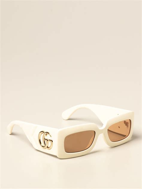 gucci whtie glasses|Gucci black white sunglasses.